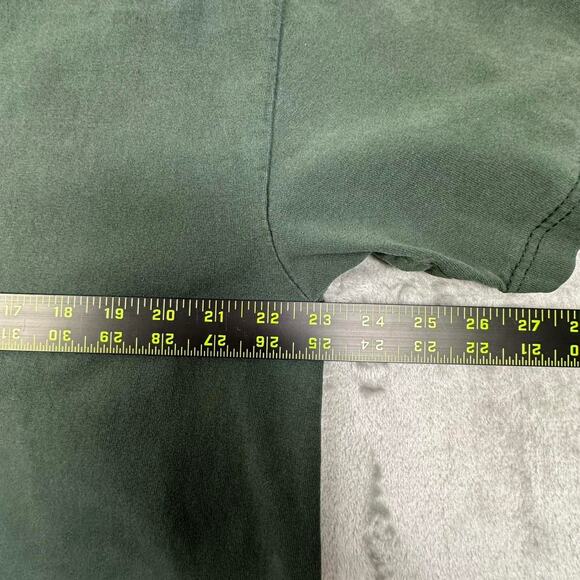 Vintage Y2K Metal Mulisha Army Green Skull With Helmet Graphic T-shirt Size XL - Picture 5 of 7